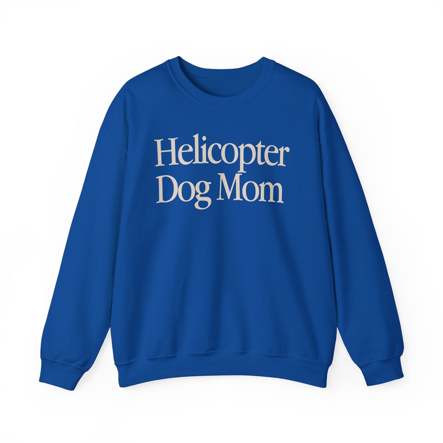 FRONT Helicopter Dog Mom Crewneck