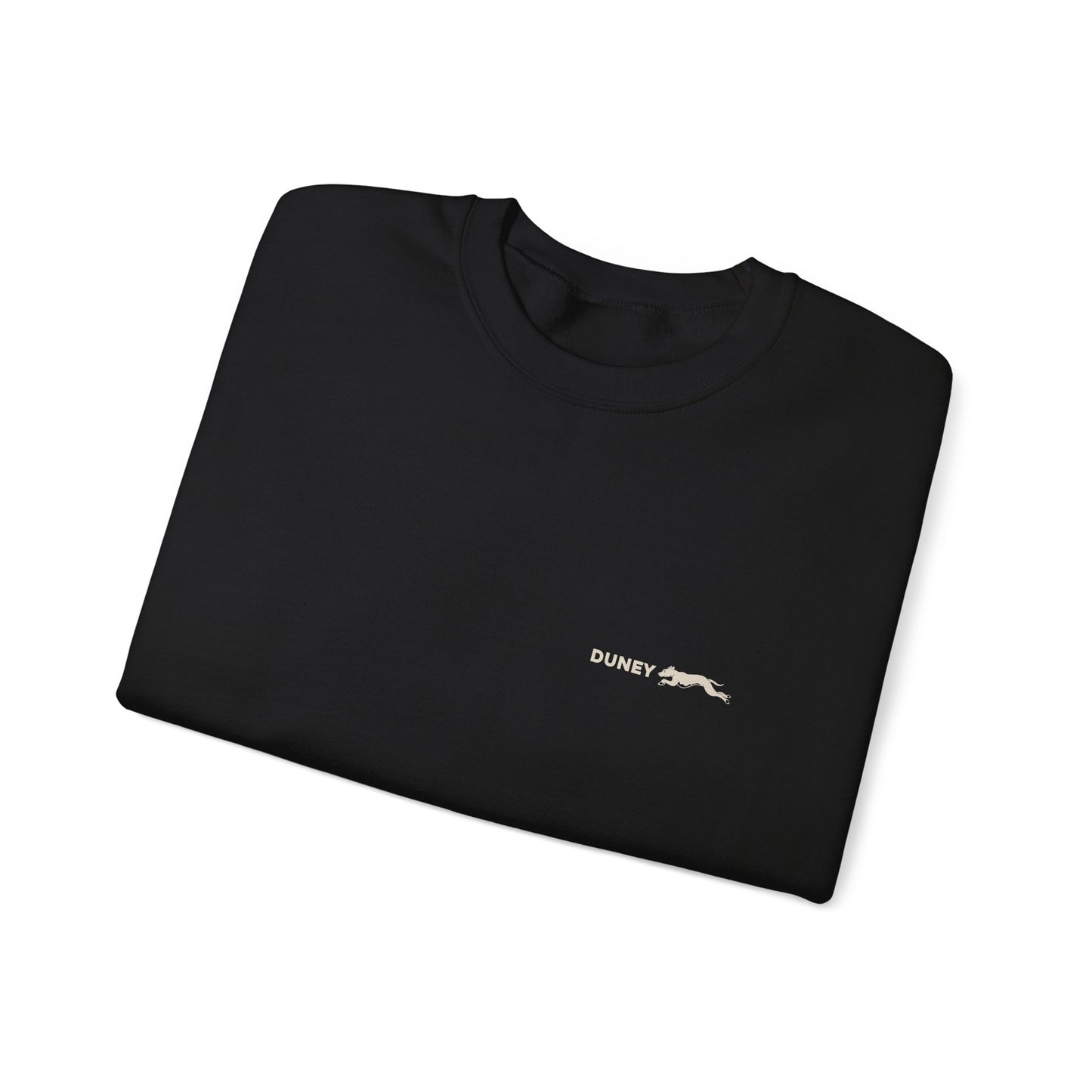 BACK Helicopter Dog Mom + DUNEY Logo Crewneck