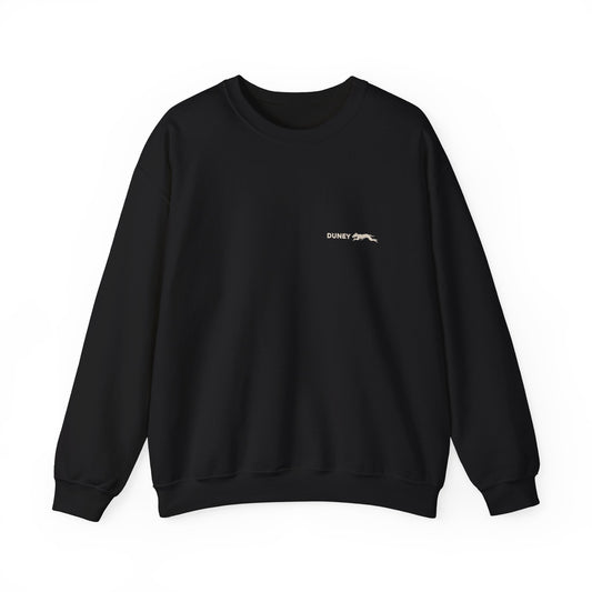 BACK Helicopter Dog Mom + DUNEY Logo Crewneck