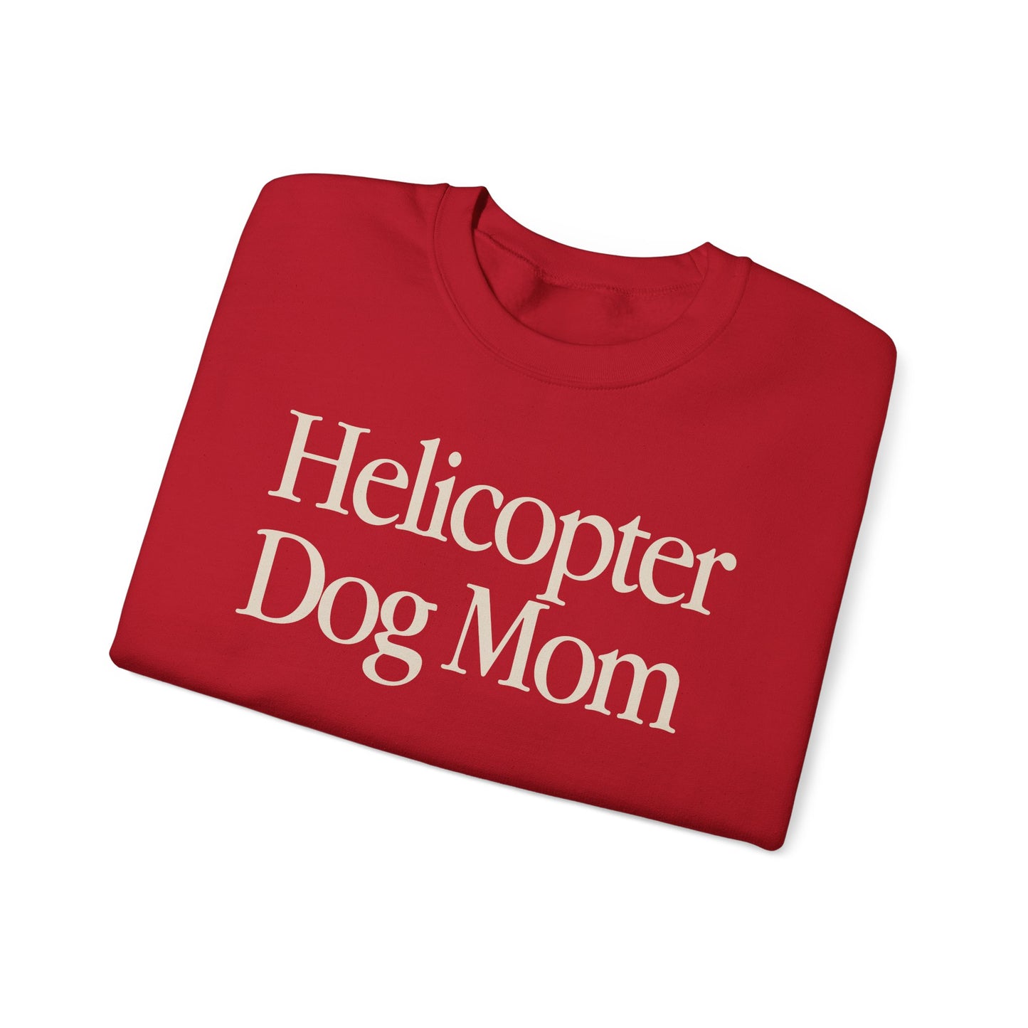 FRONT Helicopter Dog Mom Crewneck