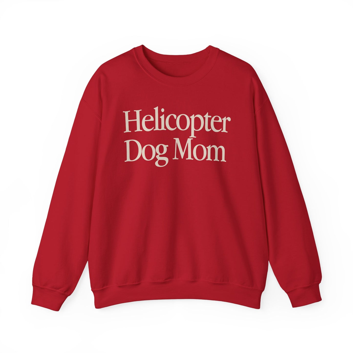 FRONT Helicopter Dog Mom Crewneck