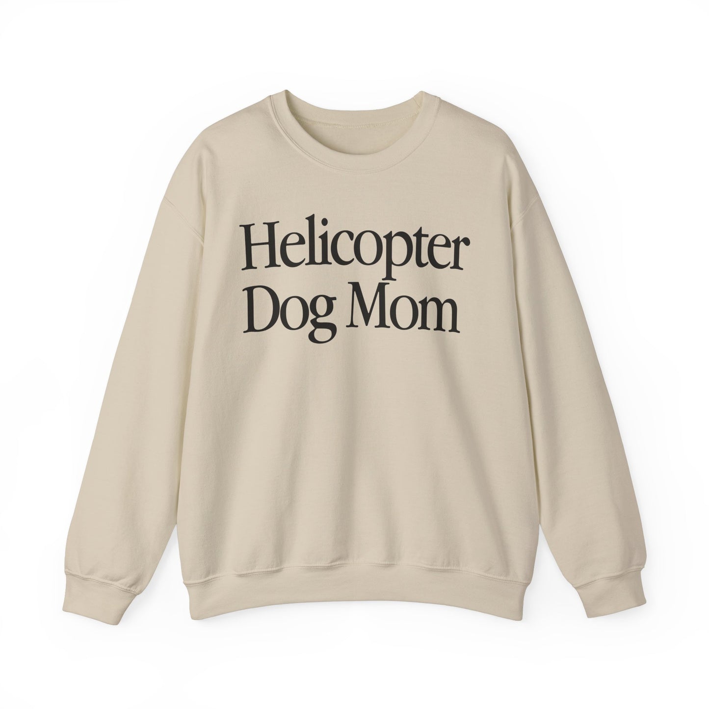 FRONT Helicopter Dog Mom Crewneck