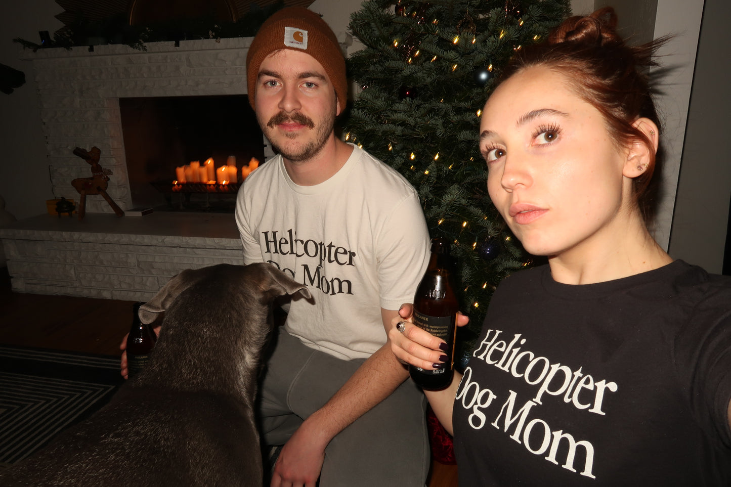 Helicopter Dog Mom Vintage Tee