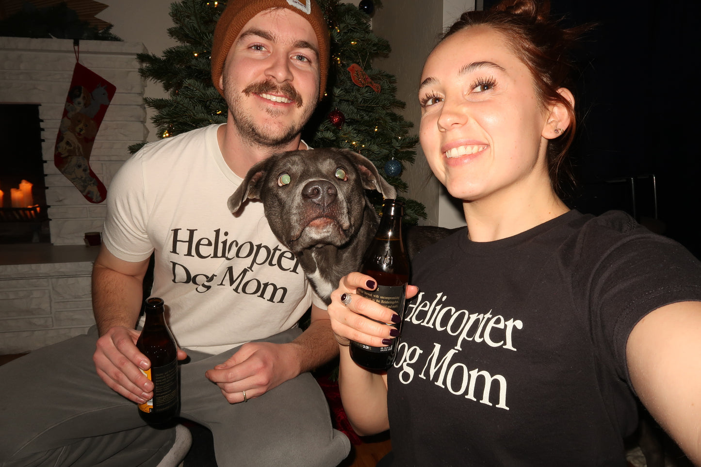 Helicopter Dog Mom Vintage Tee